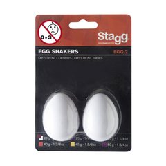 Шейкер (пара) Stagg EGG-2 WH, Белый