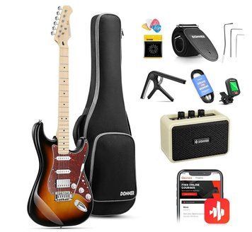 Електрогітара DONNER DST-152 Sunburst - комплект