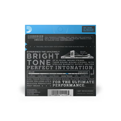 Струни для електрогітари D'ADDARIO EXL120