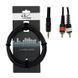 Кабель інсертний GEWA Basic Line Stereo Jack 3,5 мм/2x RCA (1,5 м) 190160