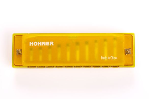 Губная гармошка Hohner Beginner Translucent Harp M5251 (Yellow / Hardcas)