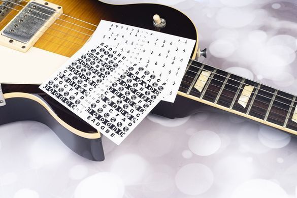 Наклейки для гитары GUITTO GFM-01 Fretboard Stickers