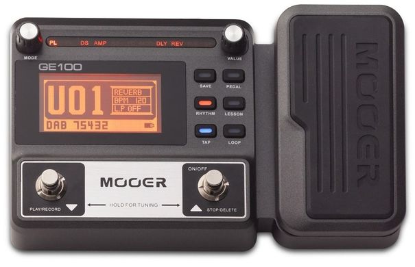 Гитарный процессор MOOER GE100, Чорний