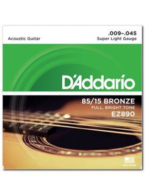 Струны для акустической гитары D'ADDARIO EZ-890 (09-45)