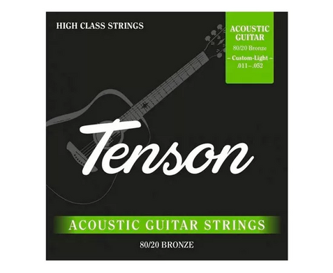 Струни для акустичної гітари Tenson Phosphor Br.(.011-.052)