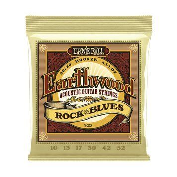 Струни для акустичної гітари 10-52 Ernie Ball P02008