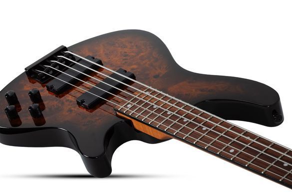 Бас-гітара SCHECTER C-5 STANDARD Tobacco Burl