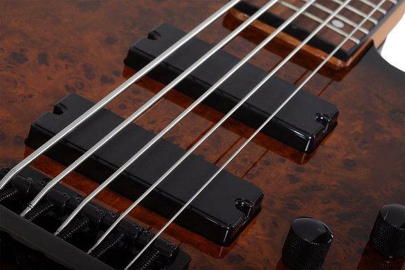 Бас-гітара SCHECTER C-5 STANDARD Tobacco Burl