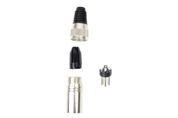 Коннектор XLR 3-pin male (папа) QUIK LOK NC355K