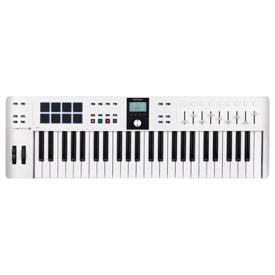 MIDI-клавиатура ARTURIA KeyLab Essential 49 mk3 White, Белый