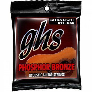 Струны для акустической гитары GHS Phosphor Bronze S315, 11-50