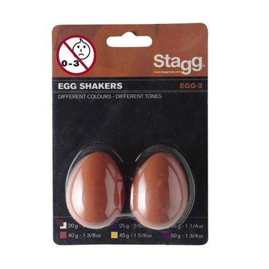 Шейкер (пара) Stagg EGG-2 OR, Помаранчевий