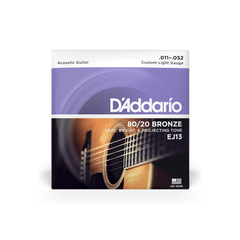 Струни для акустичної гітари D'ADDARIO EJ13 11-52