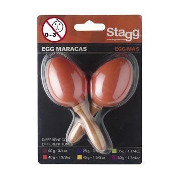 Маракасы Stagg EGG-MA S OR, Помаранчевий