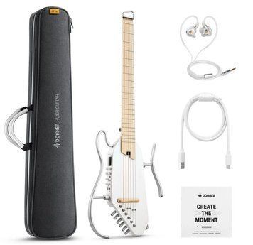 Silent гітара DONNER HUSH-I PRO White