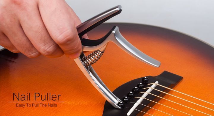 Каподастр GUITTO GGC-03 Metal Black