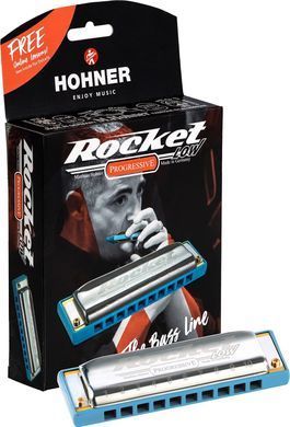 Губна гармошка Hohner Progressive Rocket LOW M201615X Low E-major Box