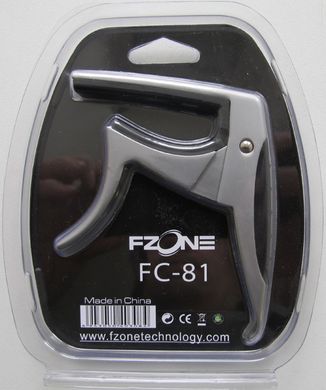 Каподастр универсальный FZONE FC-81 GUITAR CAPO (Silver)