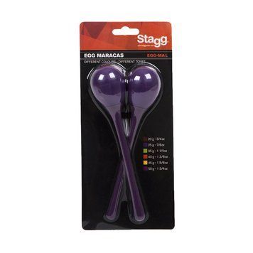 Маракасы Stagg EGG-MA L PP, Бузковий