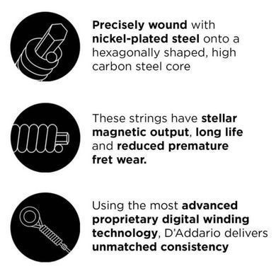 Струны для электрогитары D'ADDARIO EXL140