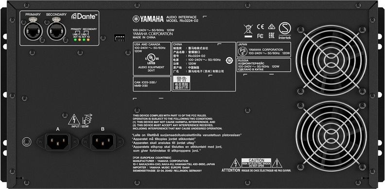 Интерфейс YAMAHA RIO3224-D2