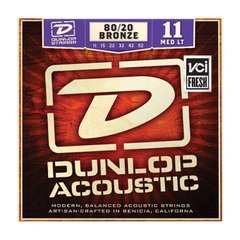 Струни для акустичної гітари DUNLOP DAB1152 80/20 Bronze Medium Light