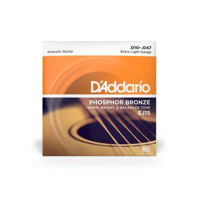 Струны для акустической гитары D'ADDARIO EJ15